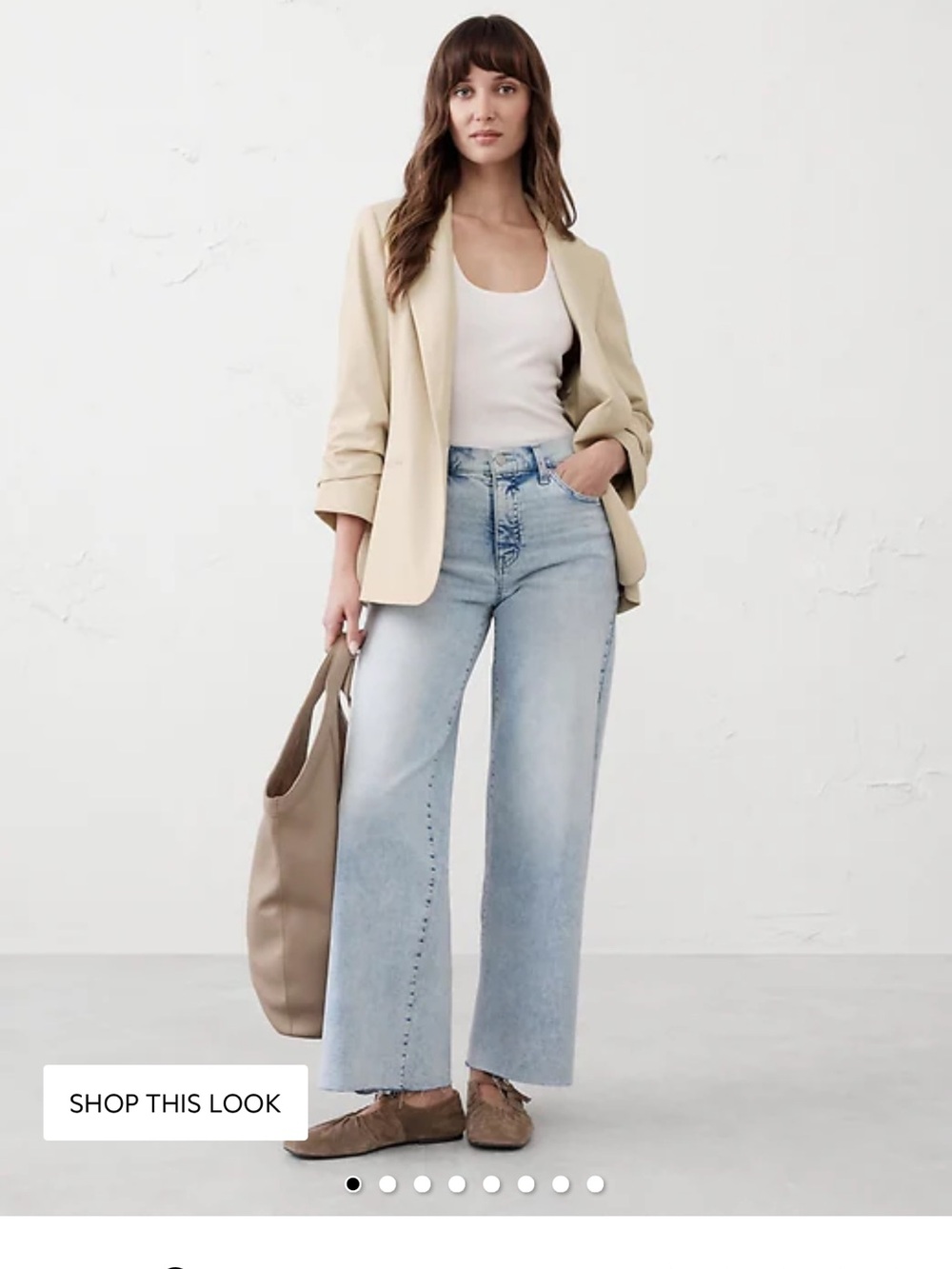 NWT! Banana Republic Hayden Blazer / Light Beige / Size S